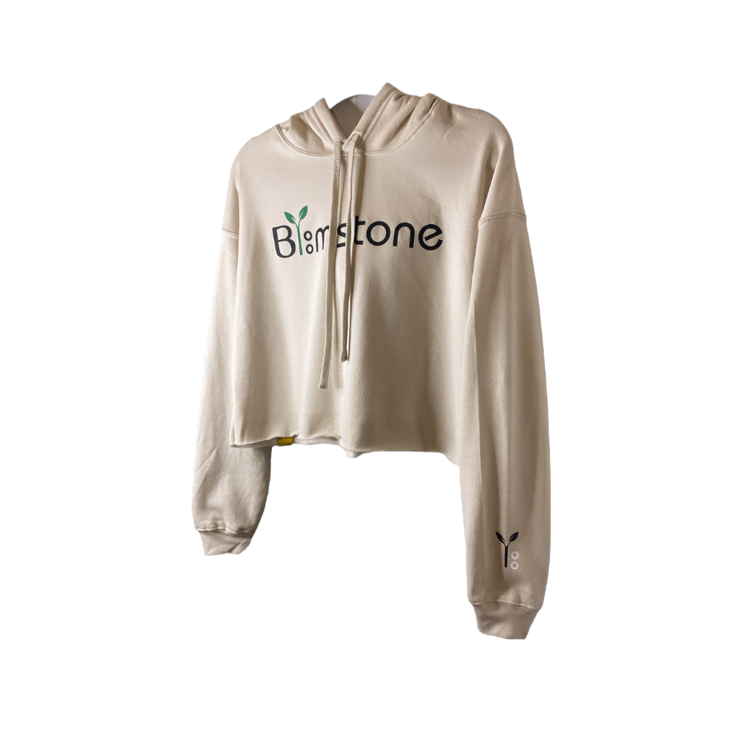 Sand Crop Top Hoodie