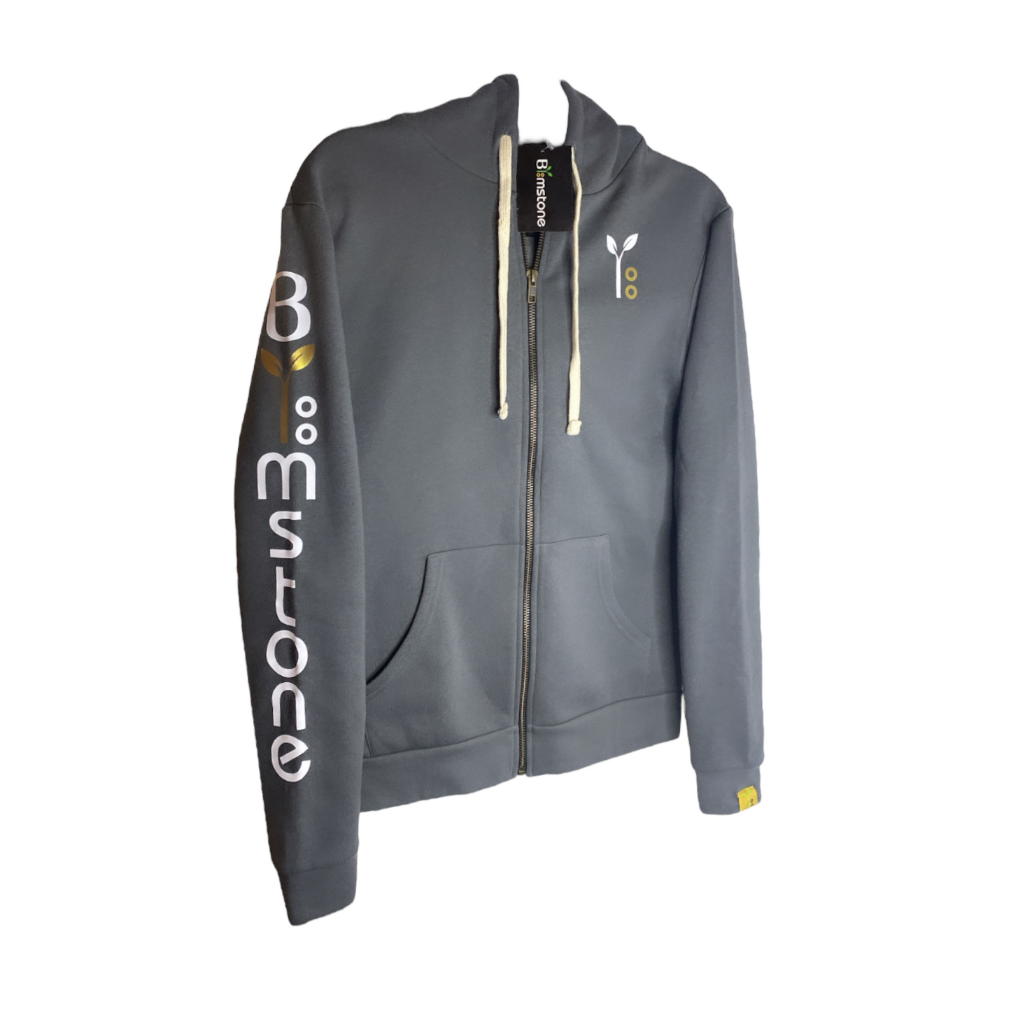 Shadow Grey Zip Hoodie